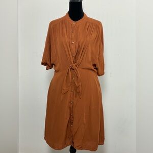 Fashion on Earth Rust-Colored Dress